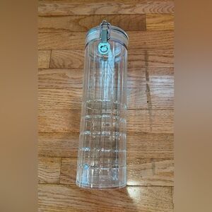 Pasta container cut plastic design Clear Tall pasta Storage Jar with Clamp Lid